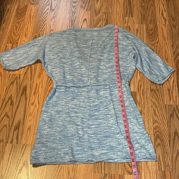 Converse One⭐️Star 2010’s Knit Tunic, Gey top, Dress, tie waist, 3/4 sleeve, L - Picture 7 of 7